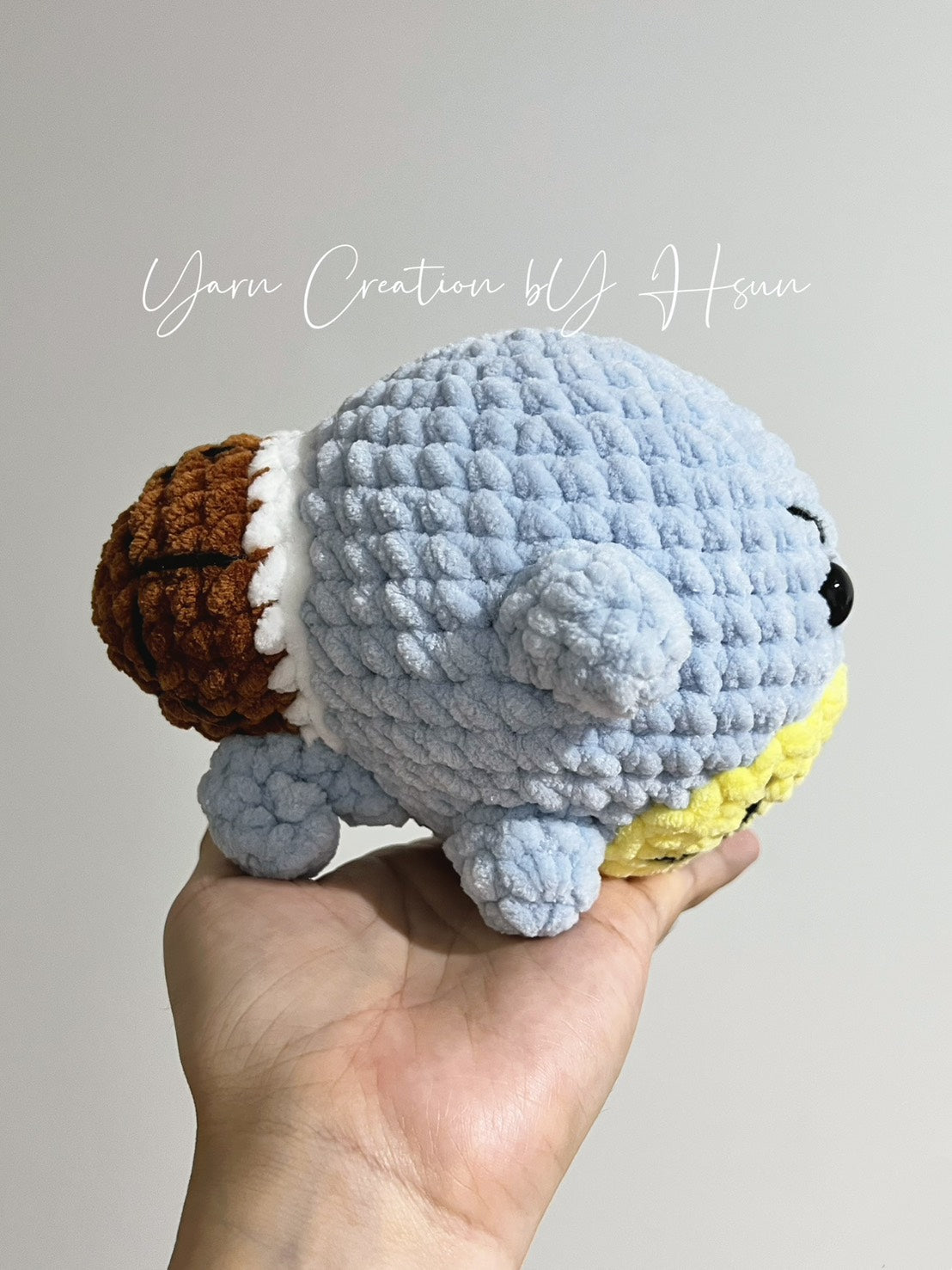 Pokemon Squirtle | Handmade | Crochet Amigurumi | Cute Plushie